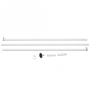 Trixie Netz-Spannstange, Aluminium, 1,28-3,25 m