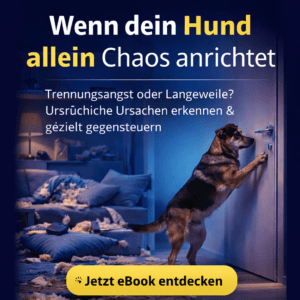 Wenn dein Hund allein Chaos anrichtet
