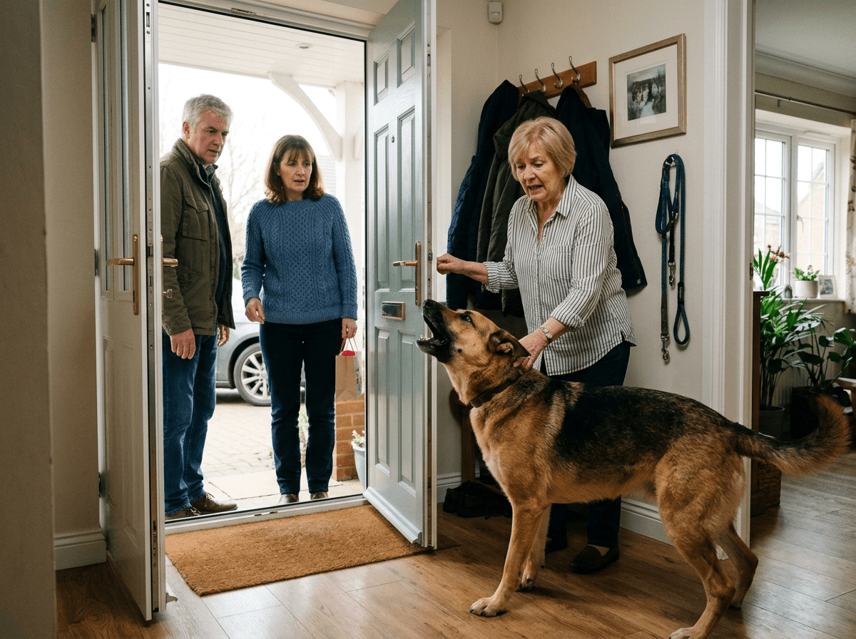 Wenn der Hund Besuch anbellt